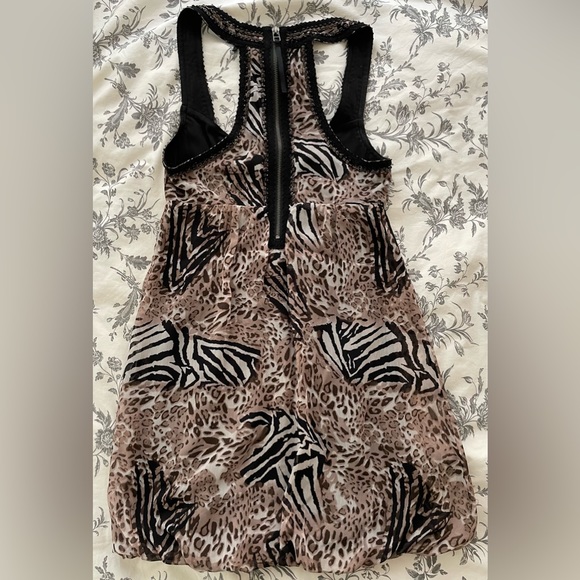 Guess Animal-Print Dress Size 1 - Picture 2 of 4